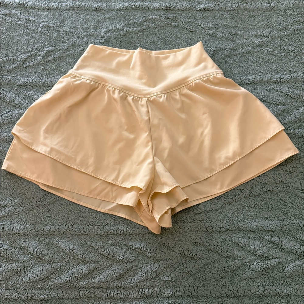 Butter Yellow Layered Shorts